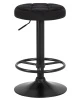 Табурет барный DOBRIN BRUNO BLACK, черный велюр (MJ9-101)