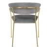 Купить Стул Turin серый с золотыми ножками в интернет-магазине КупиКресла.ру
