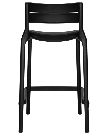 Купить Стул полубарный DOBRIN NESSA, черный (B-03) по выгодной цене для кафе, ресторанов и кухни