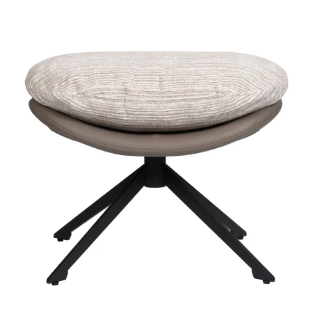 Оттоманка BLISS латте, экокожа, шенилл