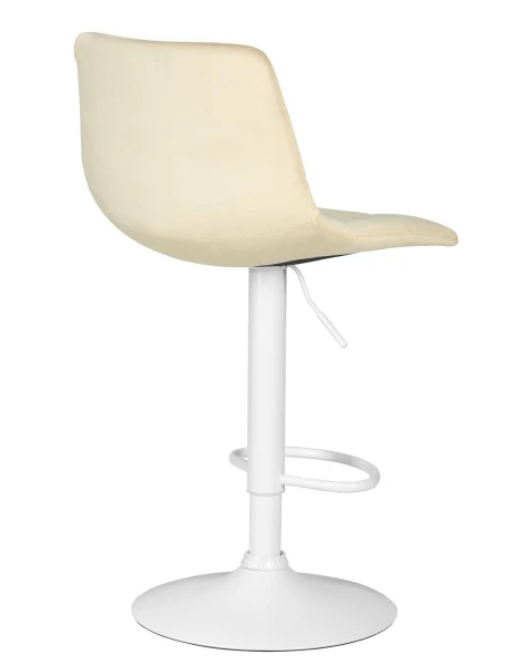 Купить Набор 2 шт Стул барный DOBRIN TAILOR WHITE, бежевый велюр (MJ9-10) по низкой цене