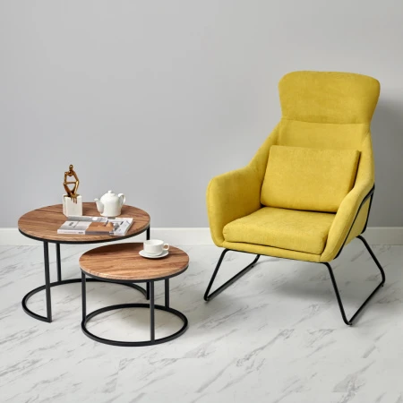 Купить Кресло ARCHIE горчичный по низкой цене