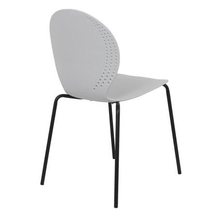 Купить Комплект из 2-х стульев Wave серый с черными ножками в интернет-магазине КупиКресла.ру