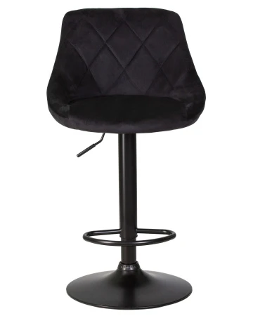 Купить Набор 2 шт Стул барный DOBRIN LOGAN BLACK, черный велюр (MJ9-101) в интернет-магазине КупиКресла.ру