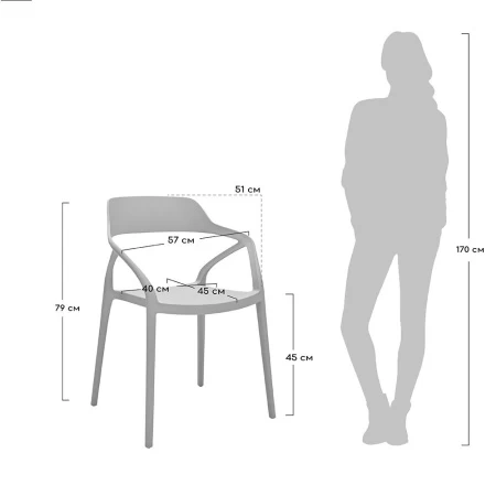 Купить Стул Capri белый по низкой цене