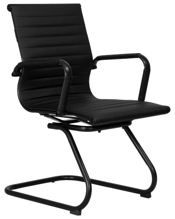 Конференц кресла - Офисное кресло для посетителей DOBRIN CODY BLACK, чёрный