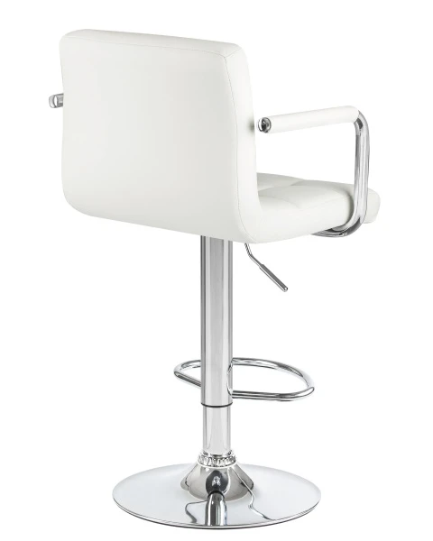 Купить Набор 2 шт Стул барный DOBRIN KRUGER ARM, белый по низкой цене