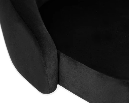 Купить Стул барный DOBRIN JOSEPH BLACK, черный велюр (MJ9-101) по выгодной цене для кафе, ресторанов и кухни