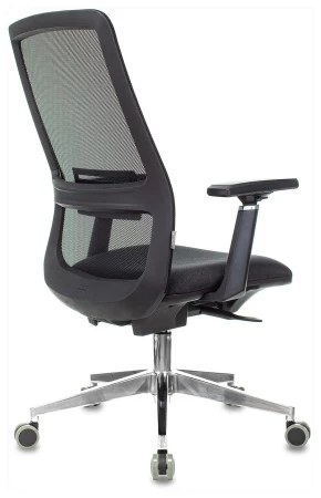 Кресла руководителя - Кресло руководителя Бюрократ MC-915 черный TW-01 38-418 сетка/ткань крестов. алюминий
