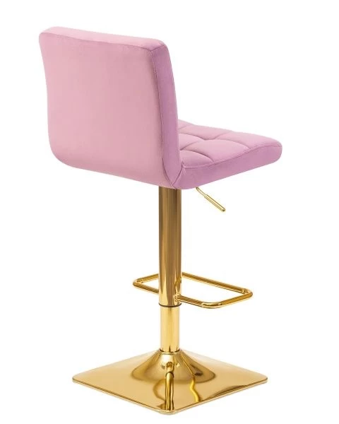 Стул барный GOLDIE (пудрово-сиреневый велюр (MJ9-52)) для кафе, ресторанов и кухни