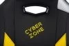 Кресла для геймеров - Кресло игровое Zombie HERO CYBERZONE черный/желтый искусственная кожа с подголов. крестовина пластик