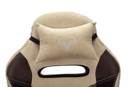 Кресла для геймеров - Кресло игровое Zombie VIKING 6 KNIGHT Fabric бежевый с подголов. крестовина металл