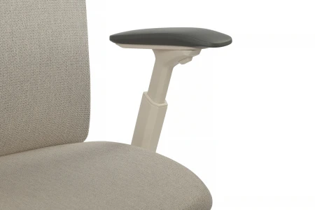 Эргономичные кресла - Кресло Gemini EGE-002AW Белый пластик/Светло-бежевый