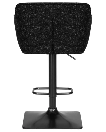 Купить Стул барный DOBRIN RALF, черный твид (LEO18) по выгодной цене для кафе, ресторанов и кухни