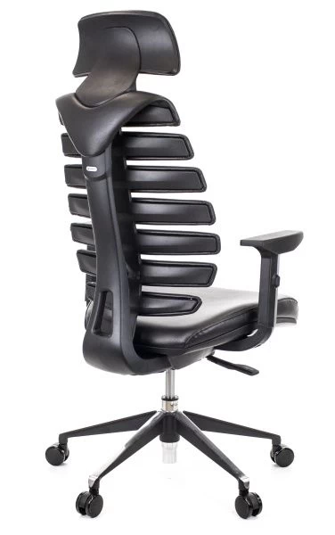 Кресло Everprof Ergo Black экокожа черный