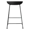 Купить Стул полубарный Neo чёрный с чёрными ножками по выгодной цене для кафе, ресторанов и кухни