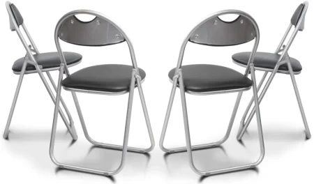 Стул Selim silver (Селим) сильвер, черный