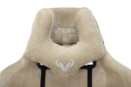 Кресла для геймеров - Кресло игровое Zombie VIKING KNIGHT Fabric песочный Light-21 с подголов. крестовина металл