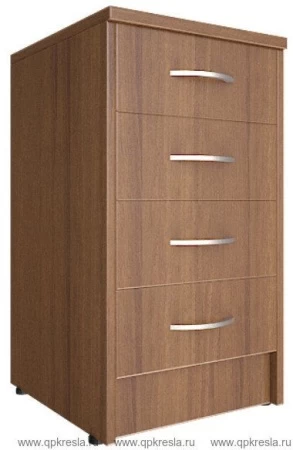 Тумба приставная (4 ящика, с замком) А.ТП-4.1