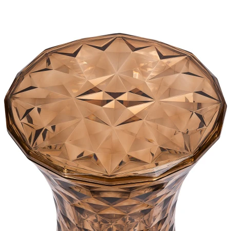 Купить Стул-пуф Stone прозрачный янтарный в интернет-магазине КупиКресла.ру