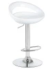 Стул барный DOBRIN DISCO, белый
