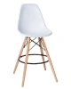 Купить Набор 2 шт Стул барный DOBRIN DSW BAR, ножки светлый бук, цвет сиденья белый (W-02) в интернет-магазине КупиКресла.ру