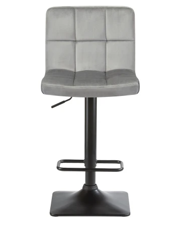 Купить Набор 2 шт Стул барный DOBRIN DOMINIC, серый велюр (MJ9-75) в интернет-магазине КупиКресла.ру