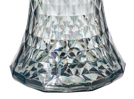 Купить Стул-пуф Stone прозрачный серый по низкой цене