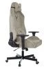 Кресло игровое Knight N1 Fabric бежевый Light-21 с подголов. крестов. металл