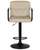 Купить Набор 2 шт Стул барный DOBRIN KRUGER ARM BLACK, бежевый вельвет (LAR-E2041-04) в интернет-магазине КупиКресла.ру