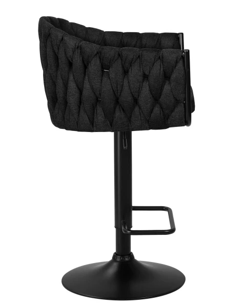 Стул барный DOBRIN LEON, черная ткань (LAR-275-50) для кафе, ресторанов и кухни