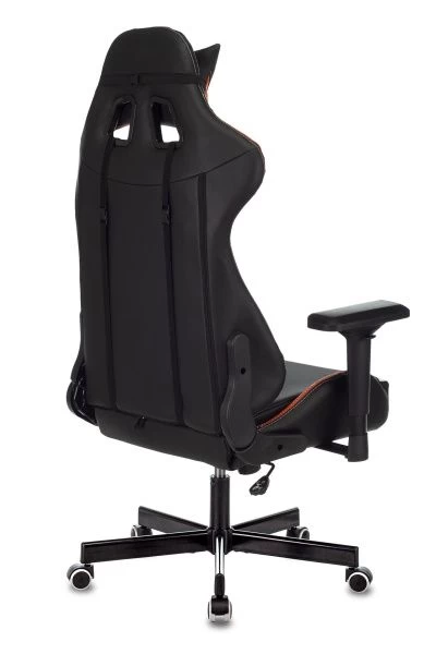 Кресло игровое Zombie VIKING TANK черный/оранжевый/белый искусственная кожа с подголов. крестовина металл | Купить в КупиКресла.ру