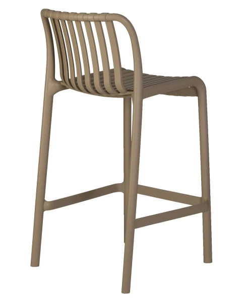 Стул полубарный DOBRIN CHLOE, бежевый (GR-03) для кафе, ресторанов и кухни