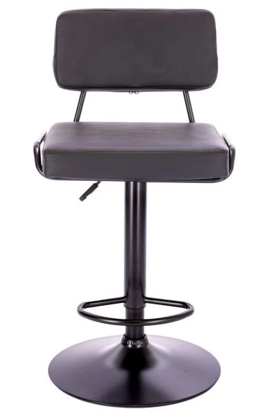 Барный стул Everprof Bit Экокожа Черный для кафе, ресторанов и кухни