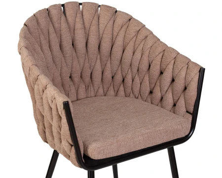 Купить Набор 2 шт Стул обеденный DOBRIN MATILDA, коричневая ткань (LAR 275-3) в интернет-магазине КупиКресла.ру