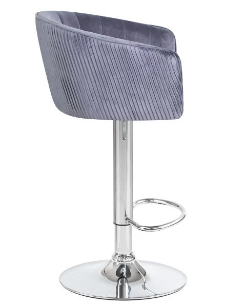 Стул барный DARCY (серый велюр (1922-19)) для кафе, ресторанов и кухни