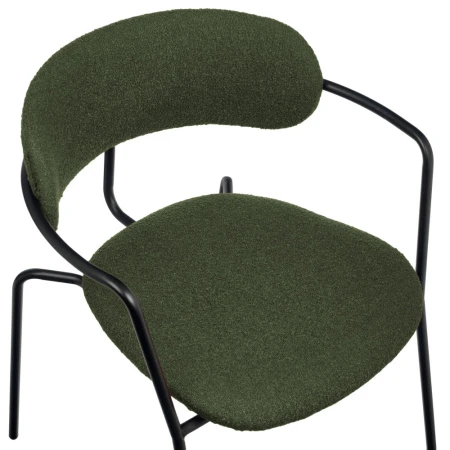 Купить Стул Ant букле зелёный по низкой цене