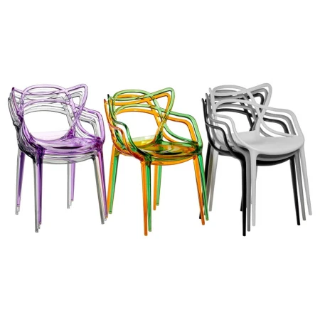 Купить Стул Masters прозрачный сиреневый по низкой цене