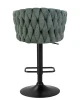 Купить Набор 2 шт Стул барный DOBRIN LEON, зеленая ткань (LAR 275-23) в интернет-магазине КупиКресла.ру