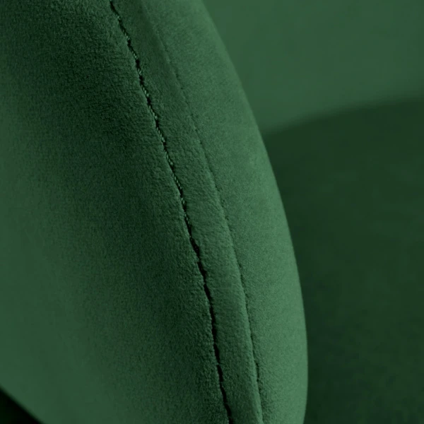 Купить Стул-полукресло Emil зеленый с золотыми ножками по низкой цене