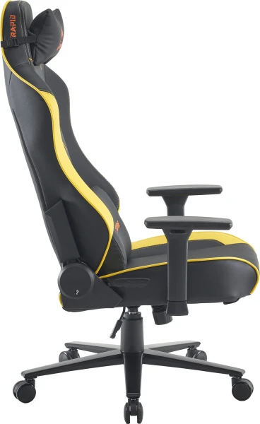 Геймерское кресло Everprof Rapid (Рапид) Экокожа Желтый | Купить в КупиКресла.ру
