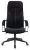 Кресла руководителя - Кресло руководителя Бюрократ CH-608Fabric черный Light-20 крестовина пластик
