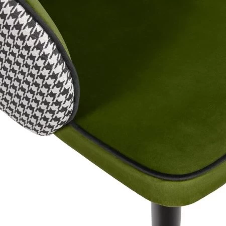 Купить Стул Paola зеленый с жаккардом в интернет-магазине КупиКресла.ру