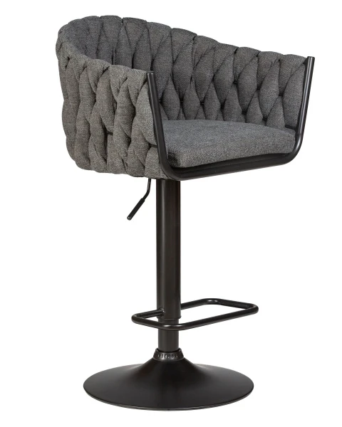 Купить Набор 2 шт Стул барный DOBRIN LEON, графитовая ткань (LAR-275-21) по низкой цене
