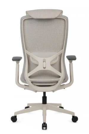 Эргономичные кресла - Кресло Gemini EGE-002AW Белый пластик/Светло-бежевый