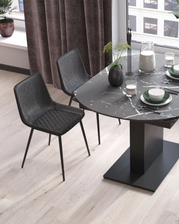 Купить Стул TEXAS экокожа серый по низкой цене