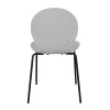 Купить Стул Wave серый с черными ножками по низкой цене