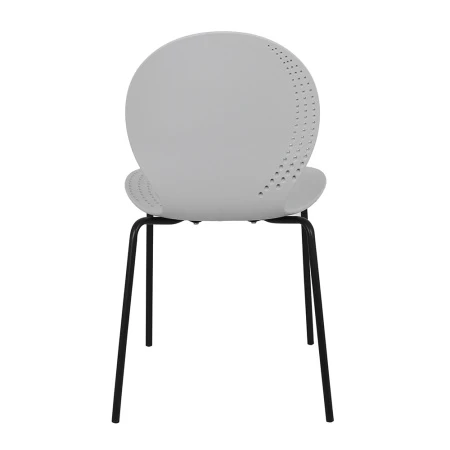 Купить Стул Wave серый с черными ножками по низкой цене