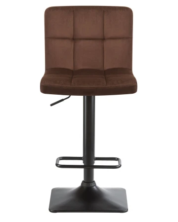 Купить Стул барный DOBRIN DOMINIC, шоколадный велюр (MJ9-111) по выгодной цене для кафе, ресторанов и кухни