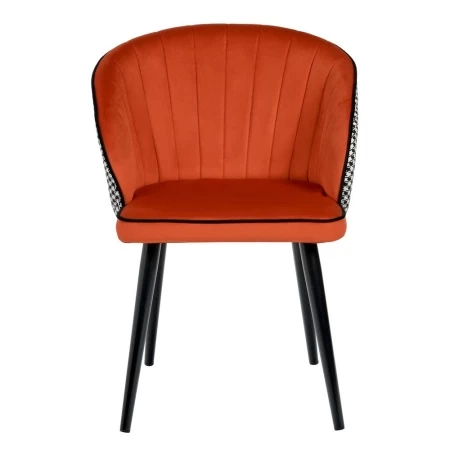 Купить Стул Paola оранжевый с жаккардом в интернет-магазине КупиКресла.ру